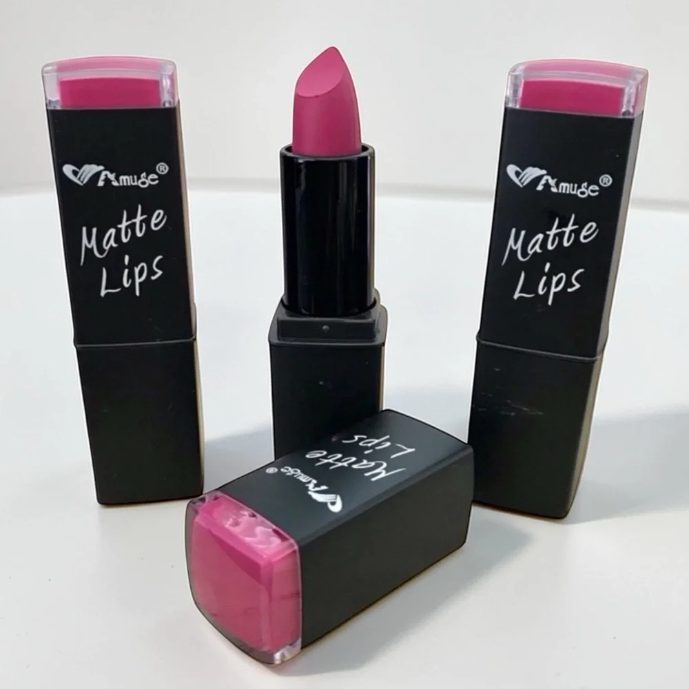 🆕3pcs Amuse Matte Lips Lipstick